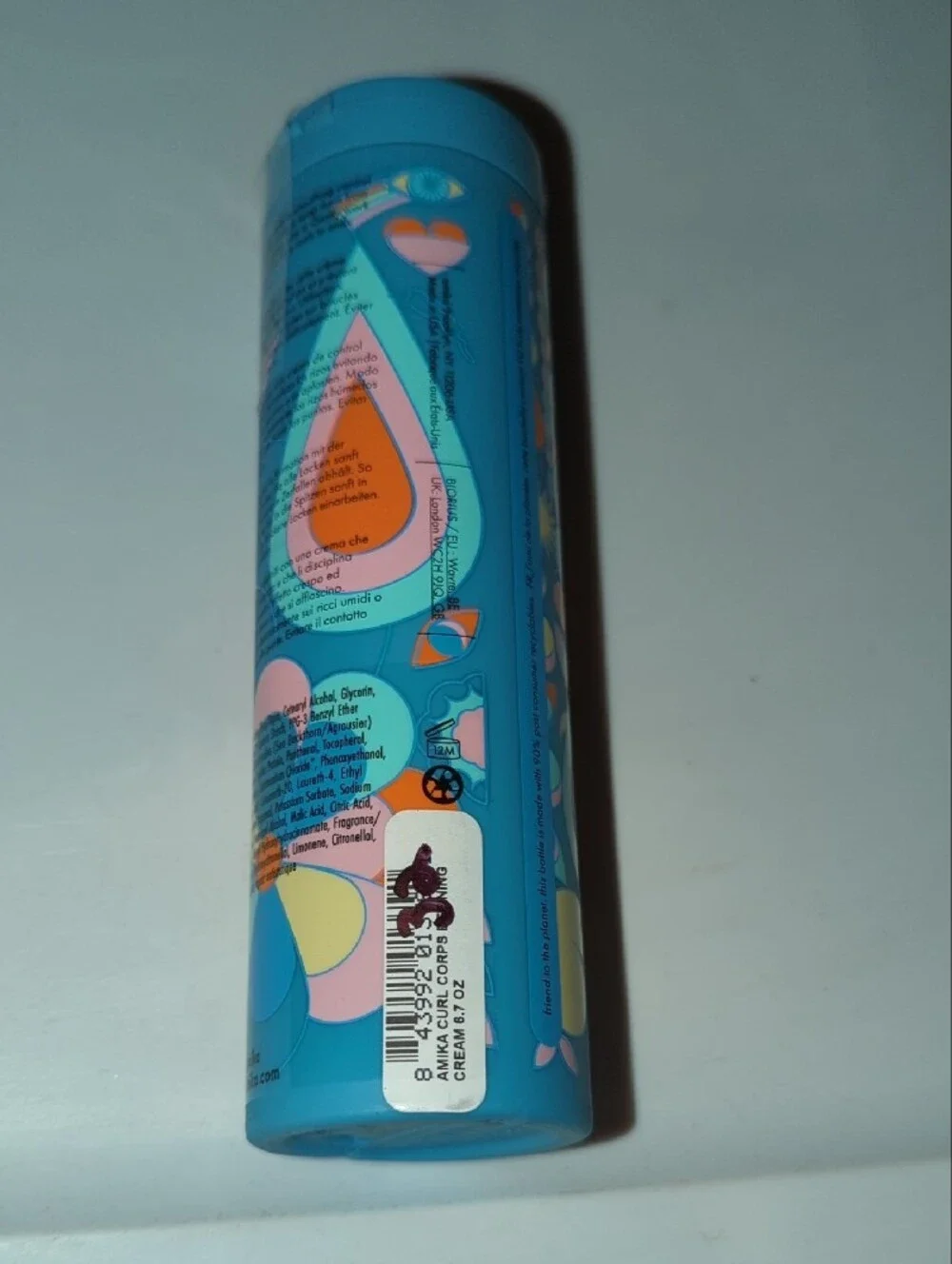 amika turquoise floral body refining cream